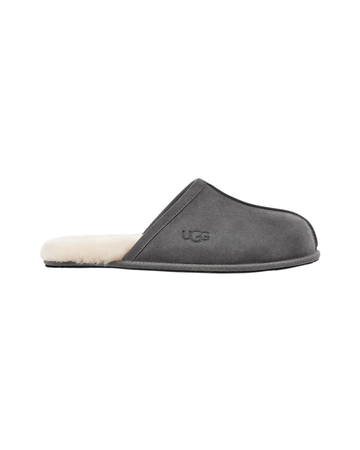 UGG 1101111 Dark Grey Scuff Men's Slippers myselflingerie.com